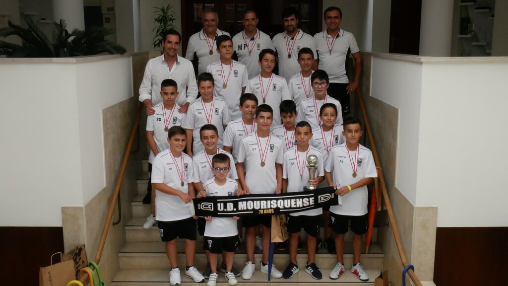 UD Mourisquense campeão distrital de infantis em futebol