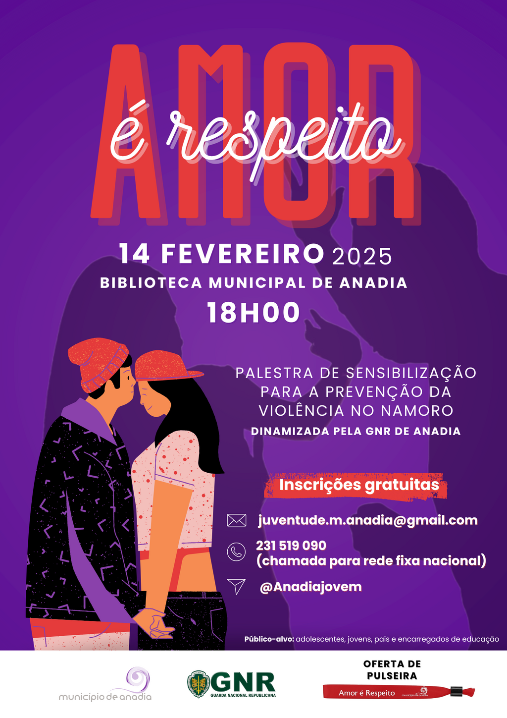 Palestra sobre a prevenção da violência no namoro