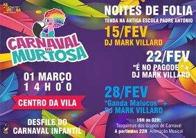 NOITES DE FOLIA ABREM AS CELEBRAÇÕES DO CARNAVAL NA MURTOSA