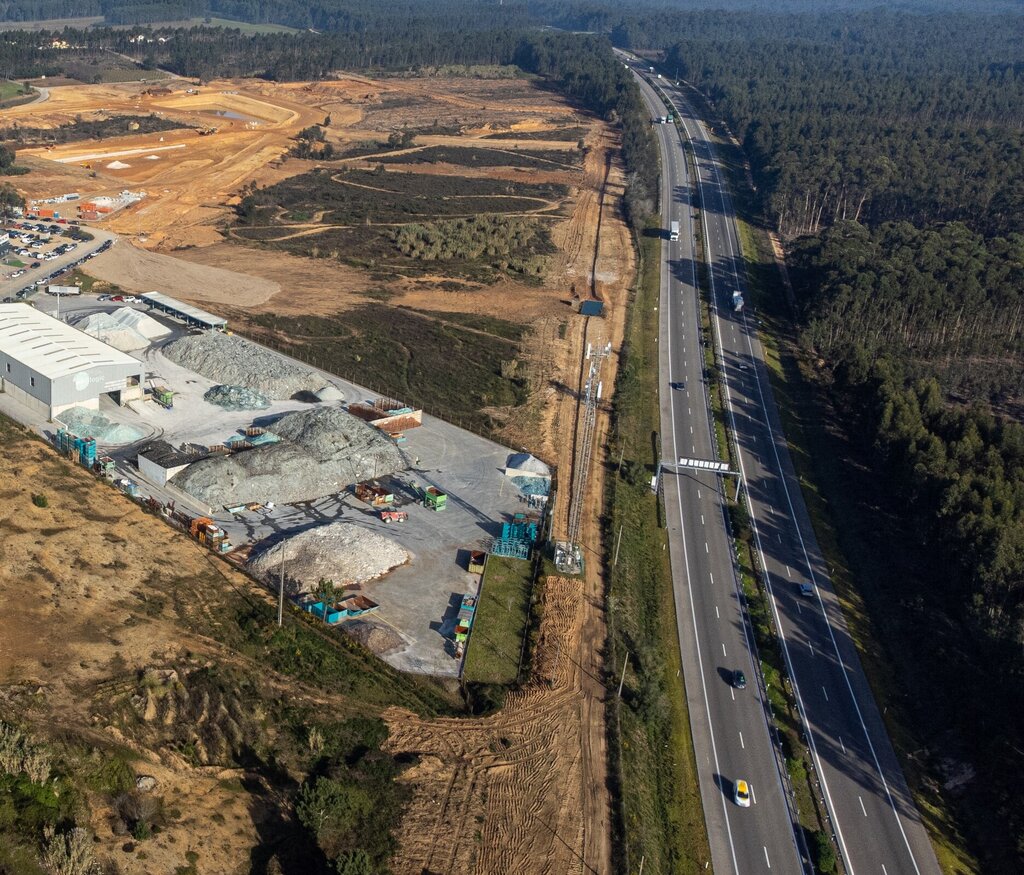 Criação do nó de acesso à autoestrada do norte