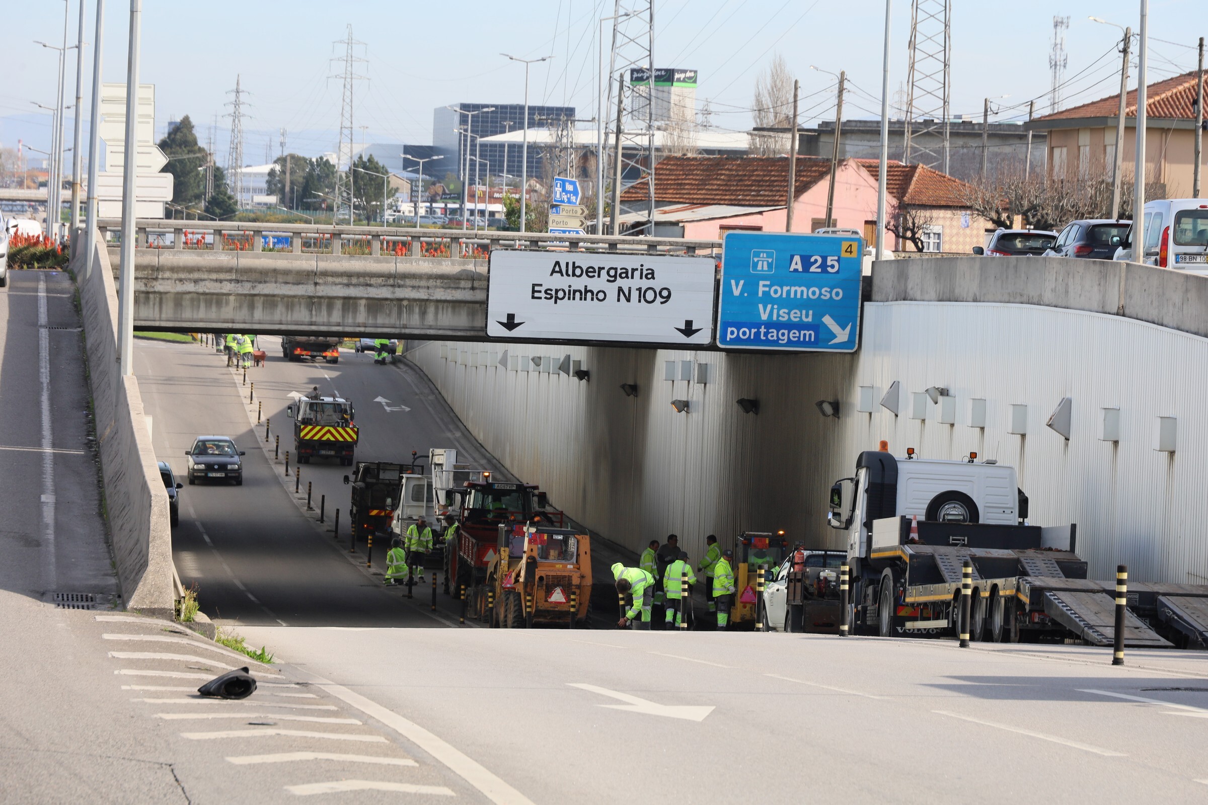 Intervenção no Túnel da Avenida Europa em Esgueira 