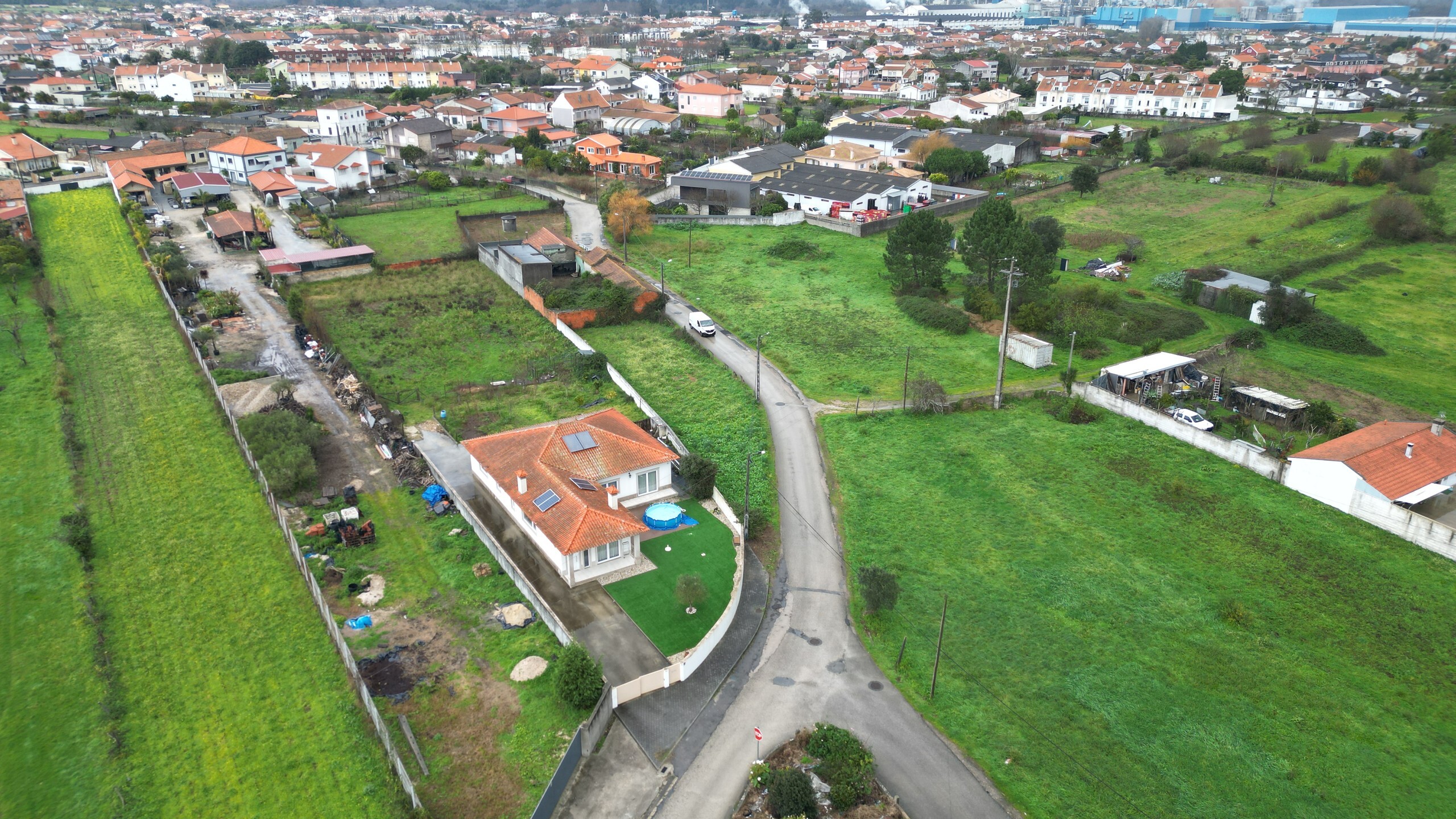 Rua do Correguinho (Cacia) | construção de rede de drenagem de águas pluviais 
