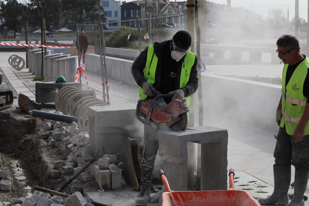 Trabalhos complementares no Rossio