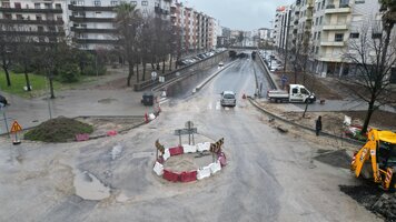 Rua de Viseu com trânsito cortado 
