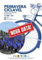 ADIAMENTO DA PRIMAVERA CICLÁVEL PARA O DIA 25 DE ABRIL