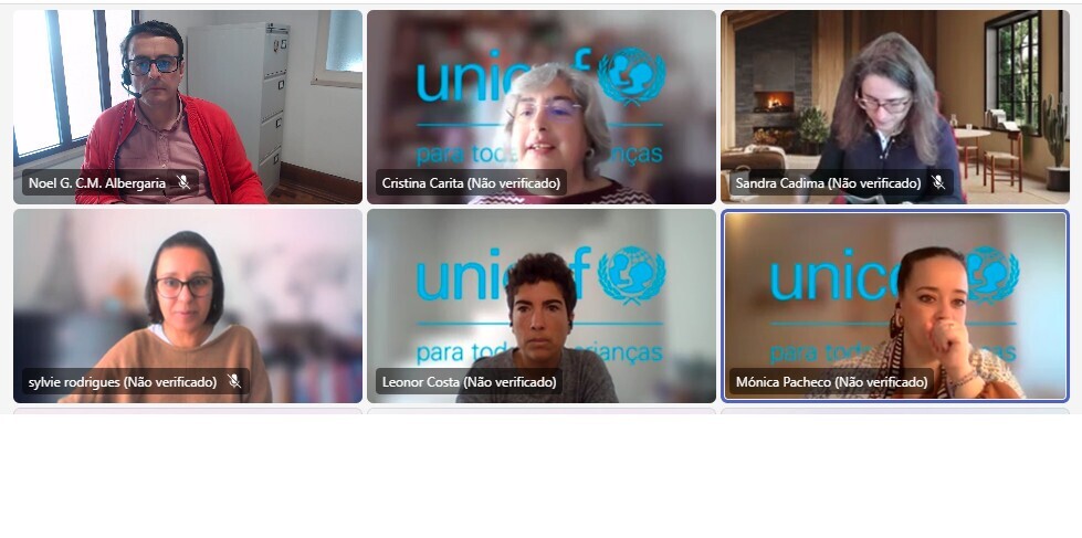 Albergaria-a-Velha participa em sessão da Comunidade de Prática - Cidade Amiga das Crianças UNICEF