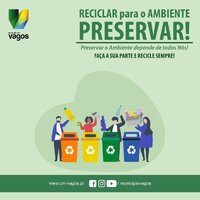RECICLAR PARA O MEIO AMBIENTE PRESERVAR ESTÁ DE VOLTA