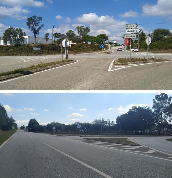 Construção de duas rotundas na Variante da Moita