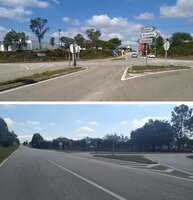 Construção de duas rotundas na Variante da Moita