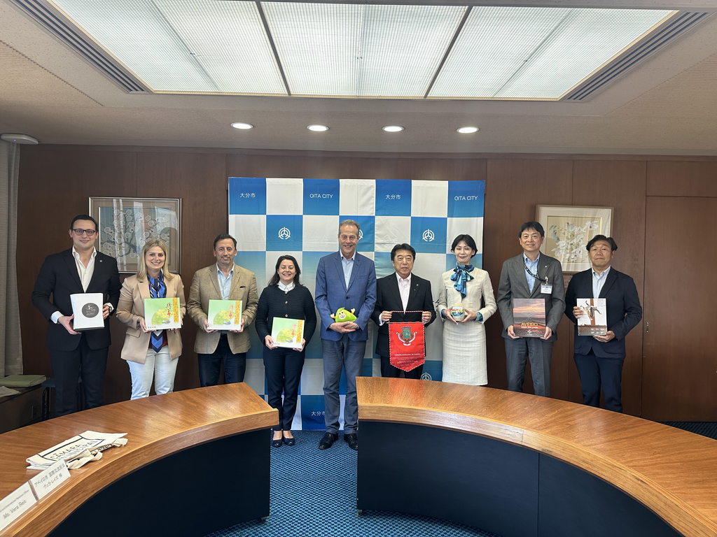 Aveiro reforça laços de cooperação com Oita na visita oficial ao Japão