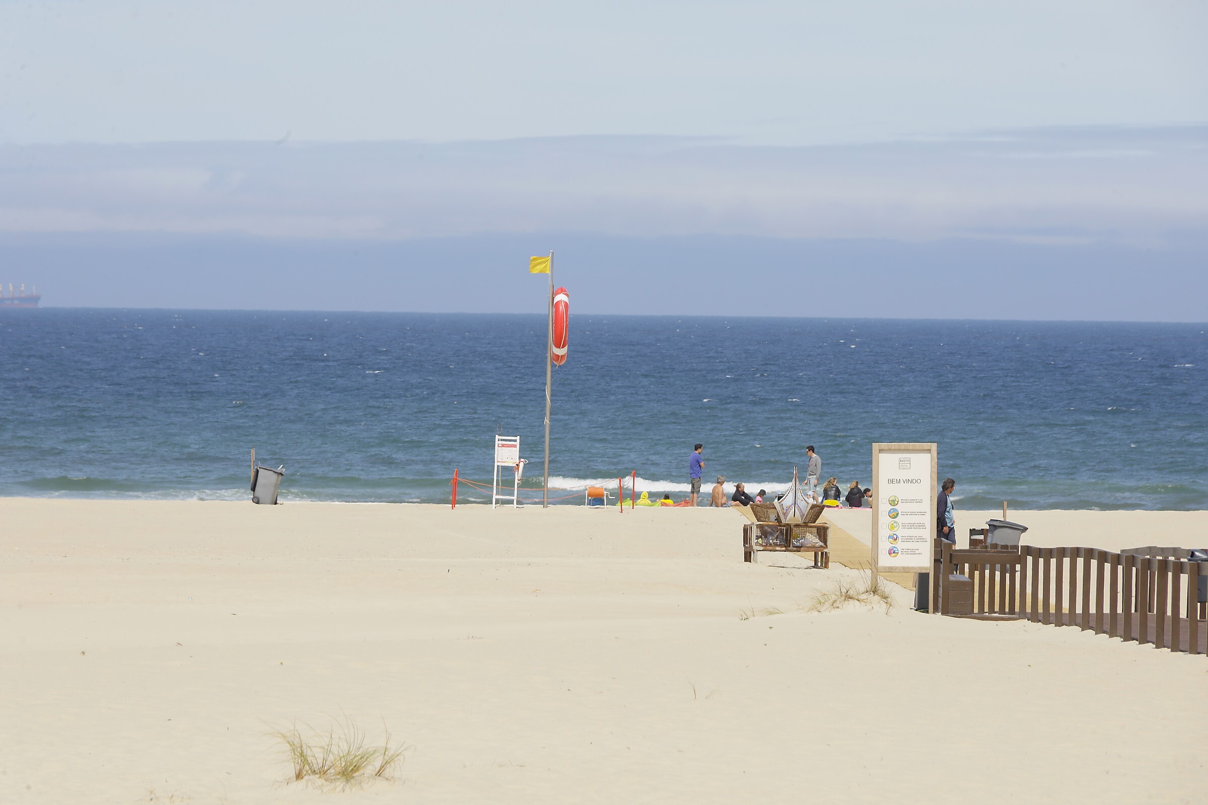 Hastear da Bandeira Azul em São Jacinto 