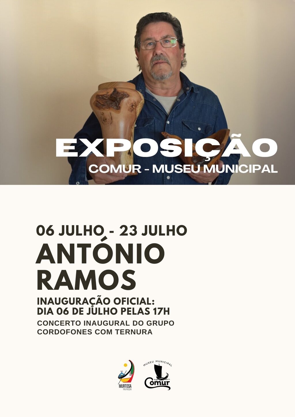  ANTÓNIO RAMOS EXPÕE NA COMUR - MUSEU MUNICIPAL DA MURTOSA