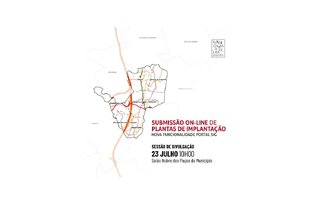 Município apresenta portal geográfico para submissão de plantas de implantação
