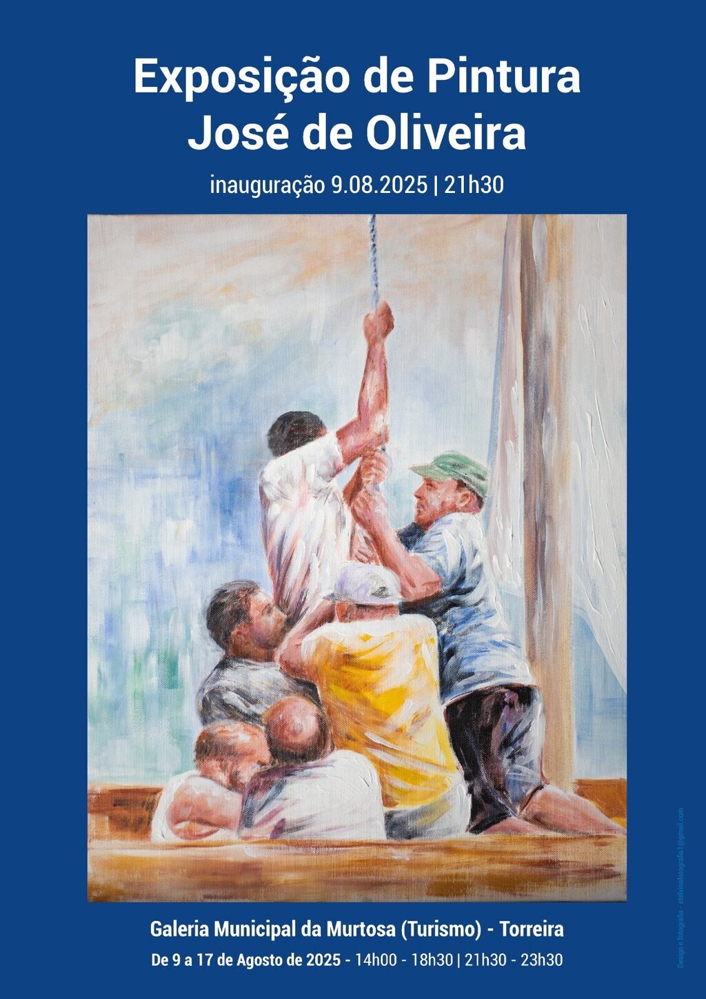 JOSÉ DE OLIVEIRA EXPÕE NA GALERIA MUNICIPAL DA TORREIRA