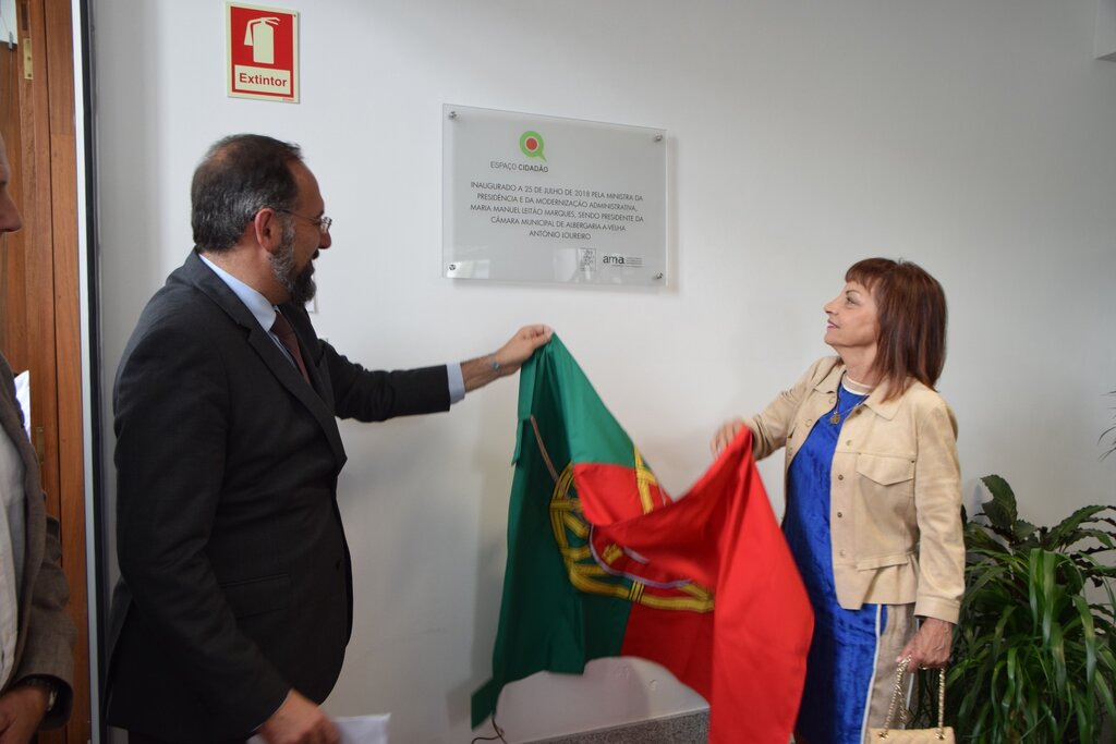 Ministra da Presidência e da Modernização Administrativa inaugurou primeiros Espaços Cidadão do C...