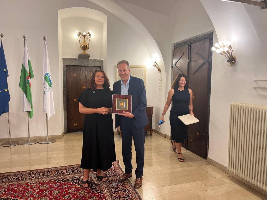 Ribau Esteves presidiu a reuniões da Rede Europeia Arte Nova na Eslovénia