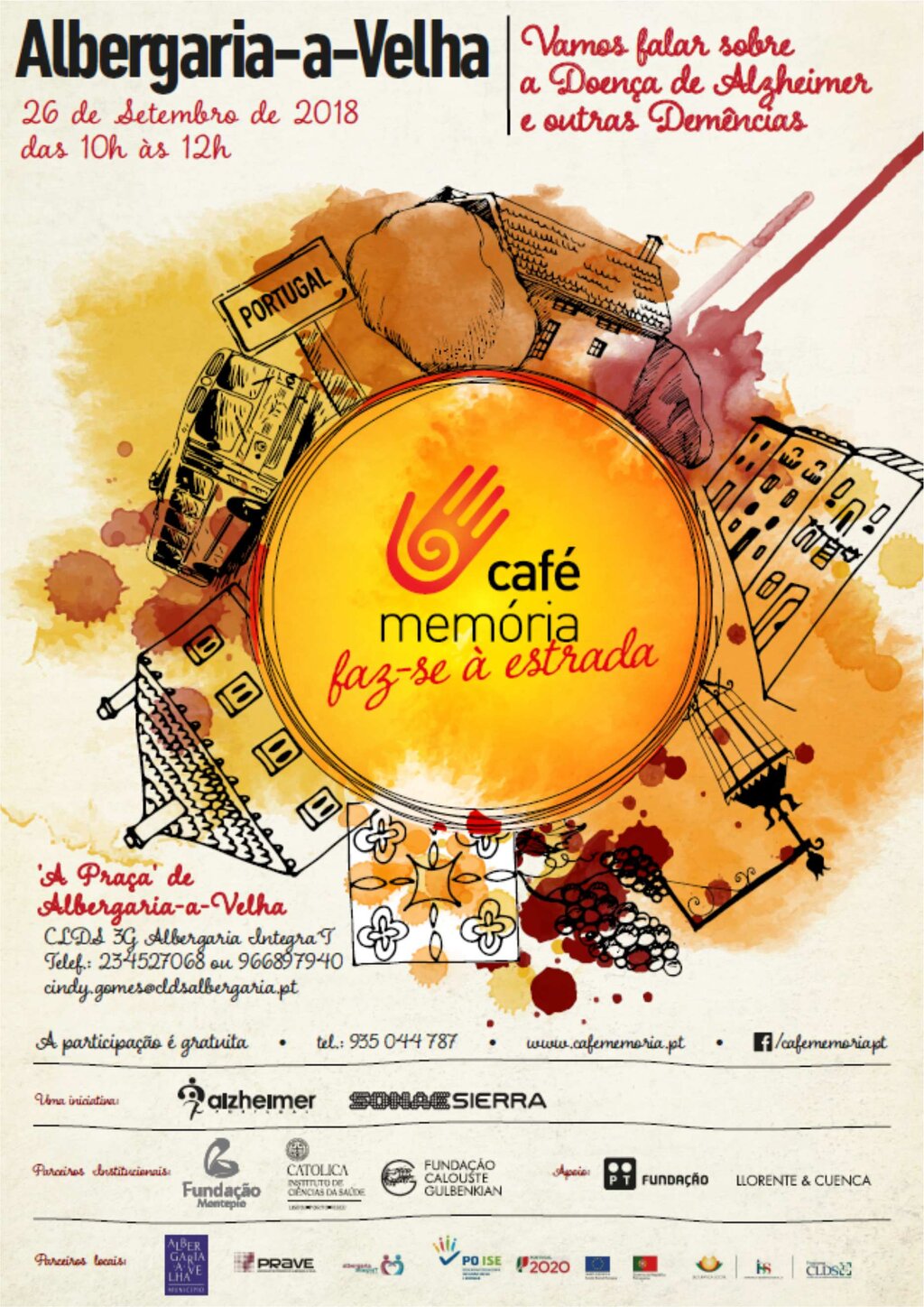 Albergaria-a-Velha recebe sessão itinerante Café Memória Faz-se à Estrada