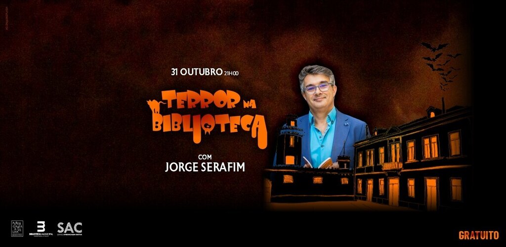 Noite de Terror na Biblioteca com Jorge Serafim