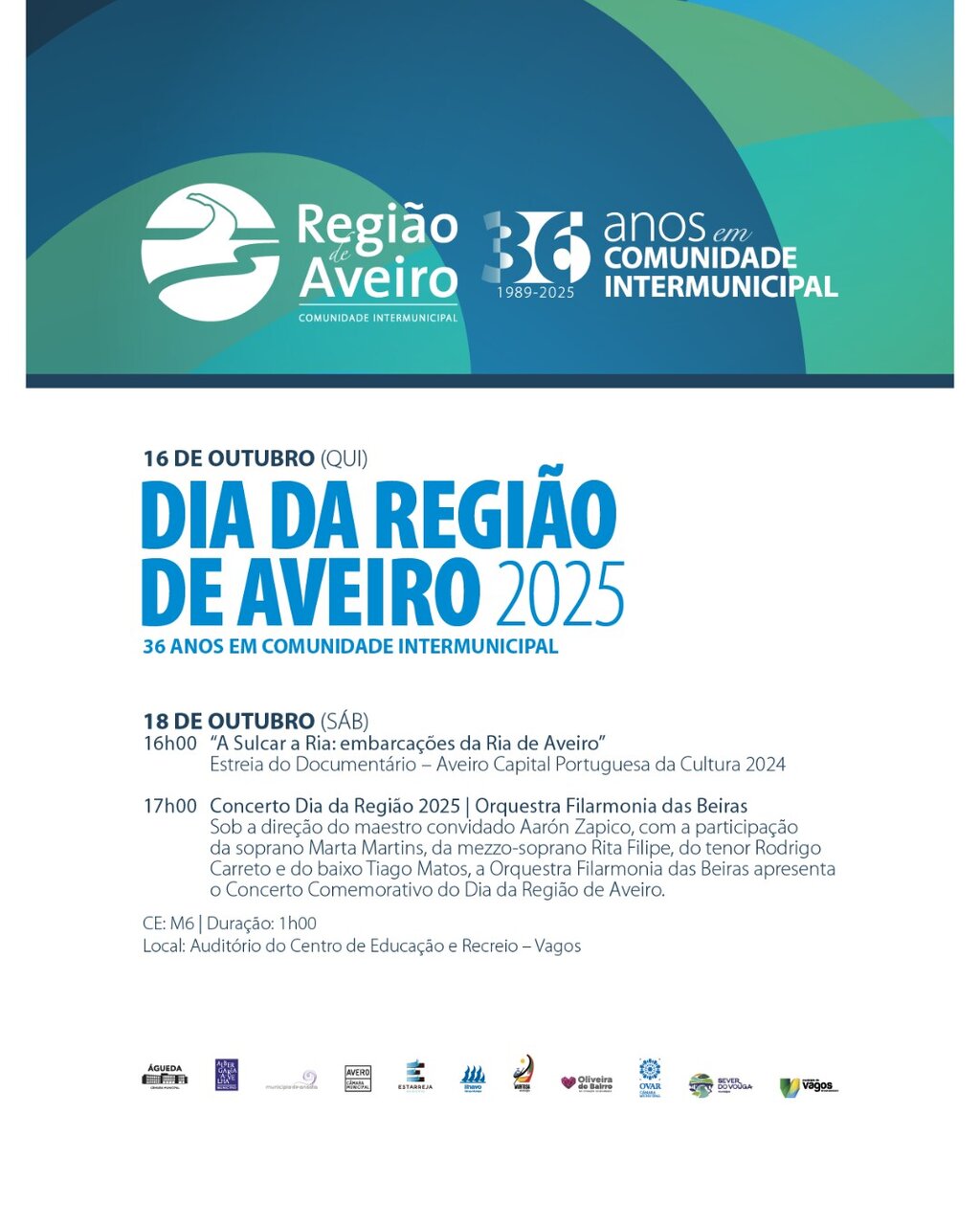 VAGOS ACOLHE CELEBRAÇÕES DO DIA DA REGIÃO DE AVEIRO 2025