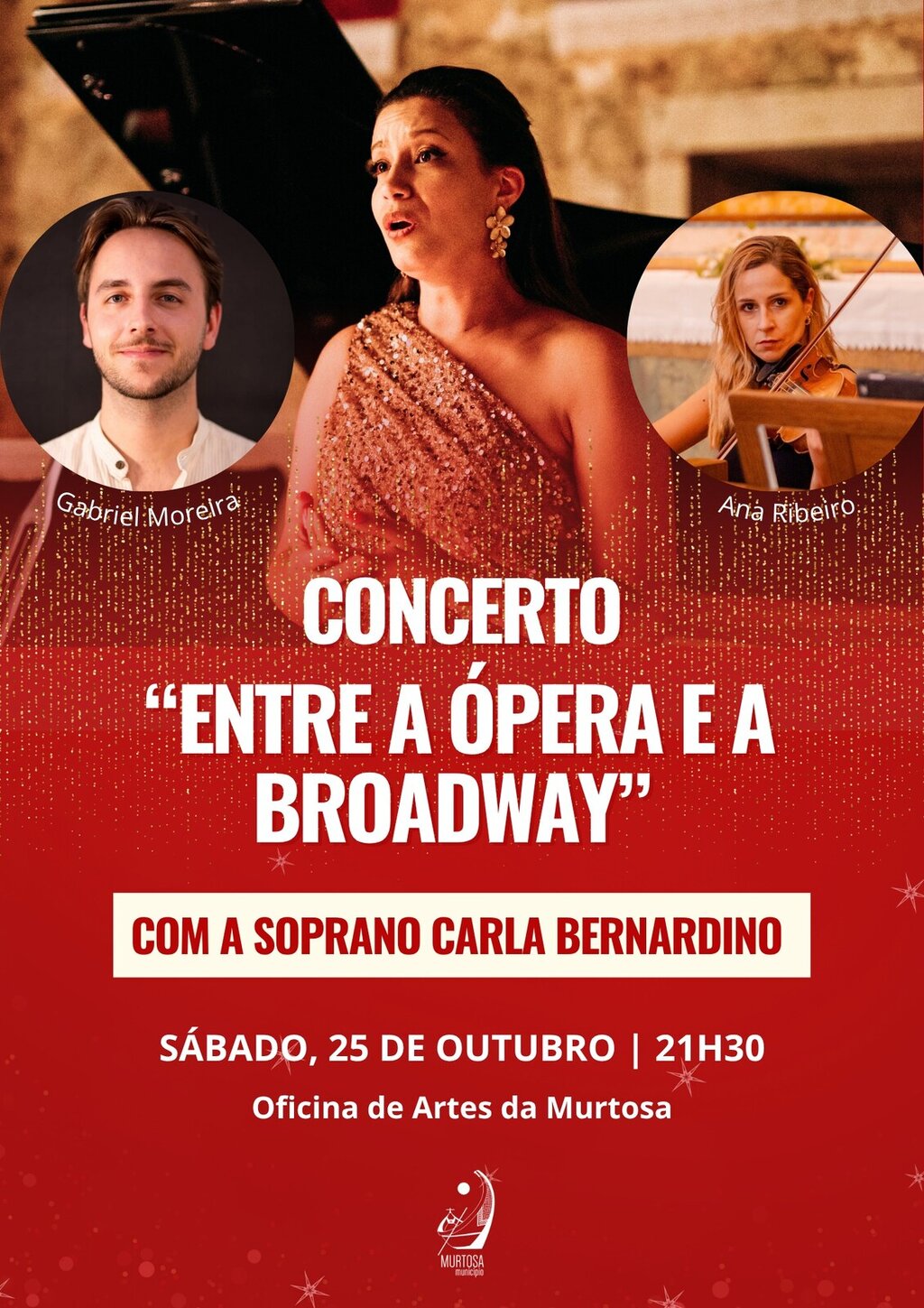 OFICINA DE ARTES RECEBE CONCERTO "ENTRE A ÓPERA E A BROADWAY"