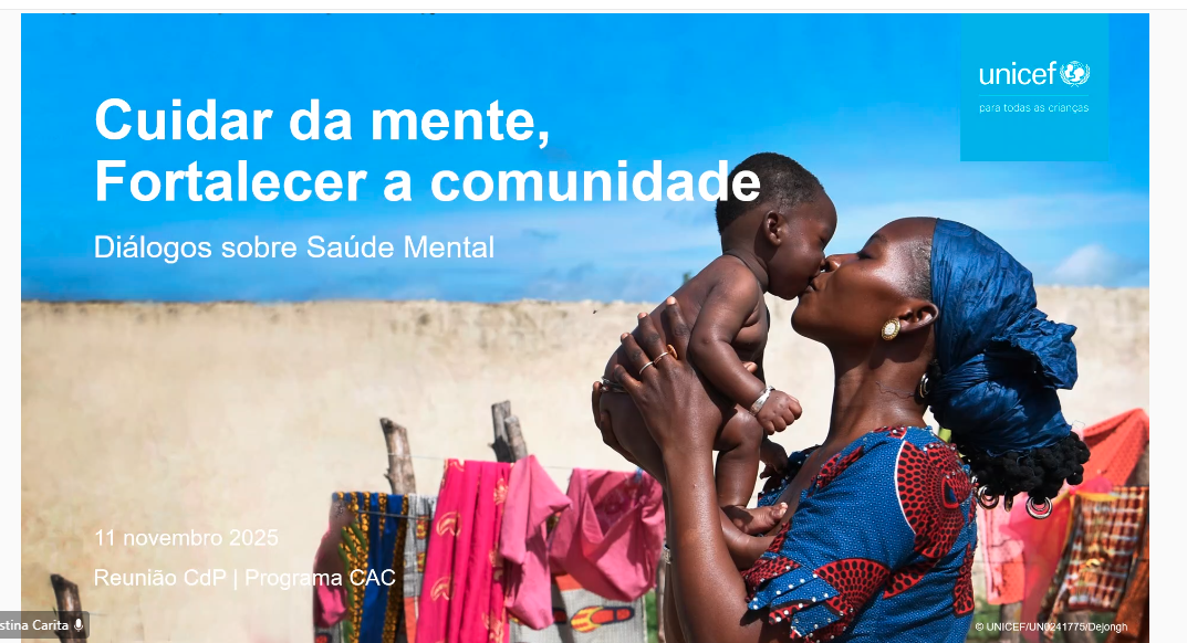 Município participa na Comunidade de Prática “Cuidar da Mente, Fortalecer a Comunidade”