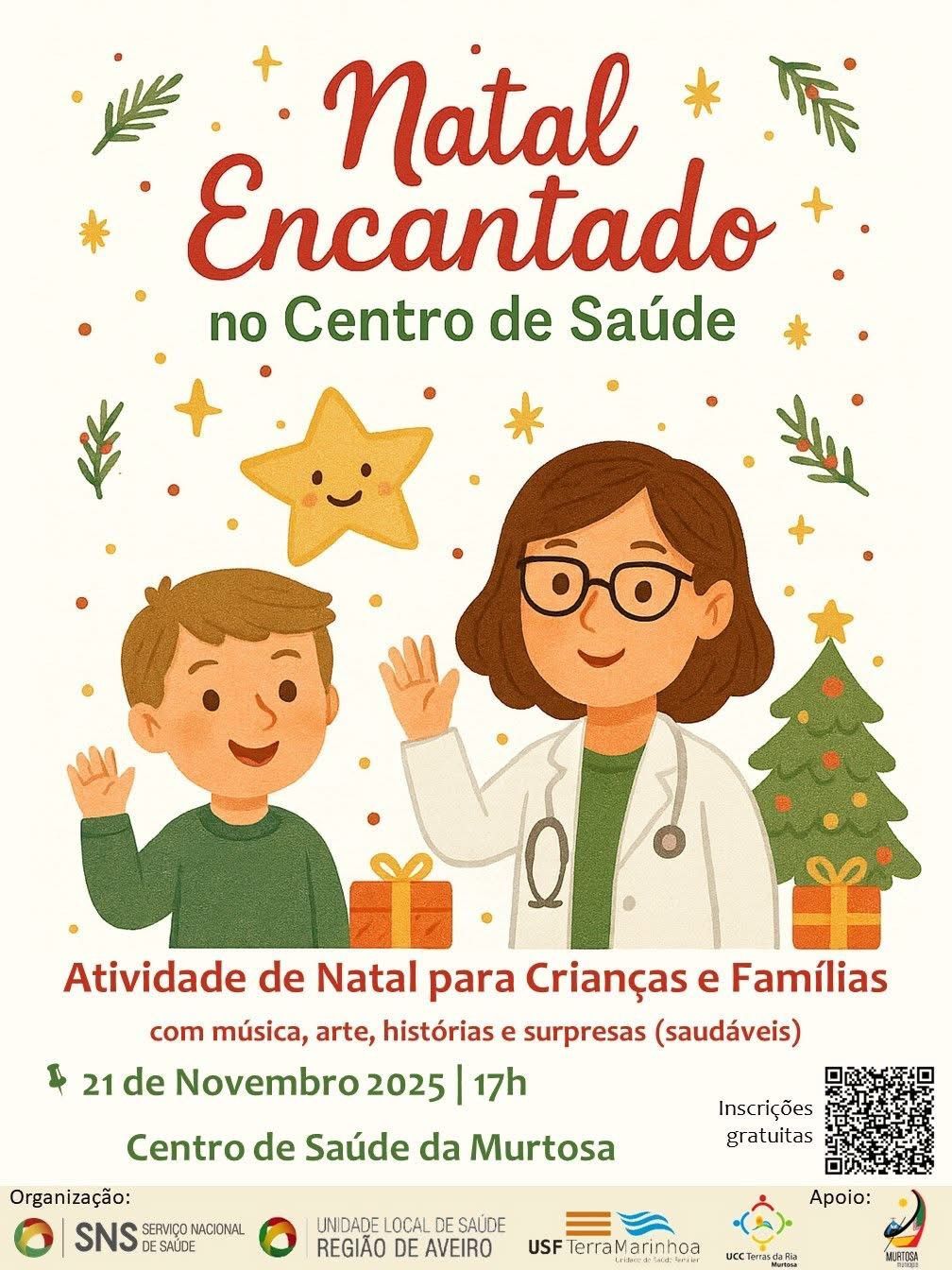 NATAL ENCANTADO NO CENTRO DE SAÚDE