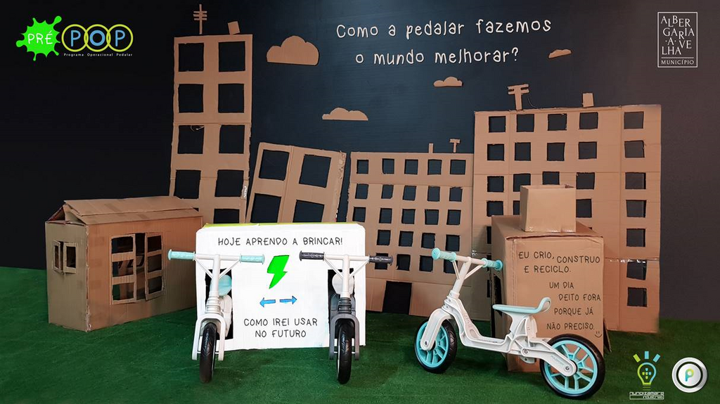 PréPOP põe crianças do pré-escolar a pedalar
