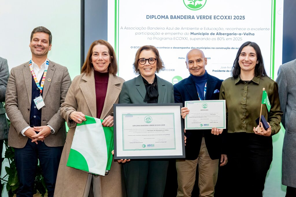 Município recebeu Galardão Bandeira Verde ECOXXI 2025
