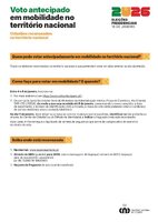  VOTO ANTECIPADO - PRESIDENCIAIS 2026