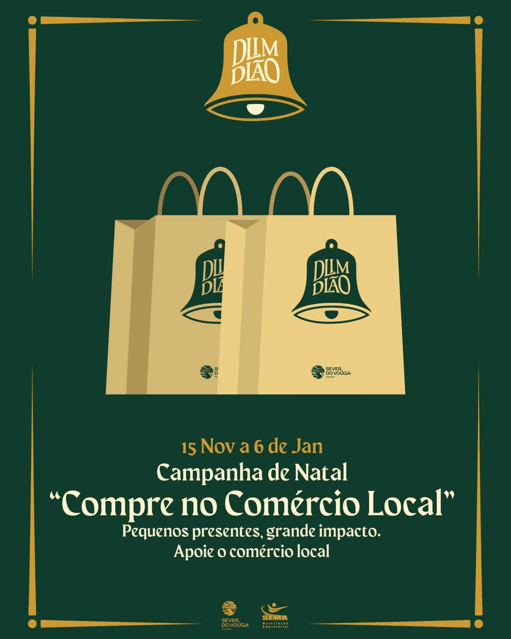 Campanha de Natal "Compre no Comércio Local" reforça Economia de Proximidade em Sever do Vouga