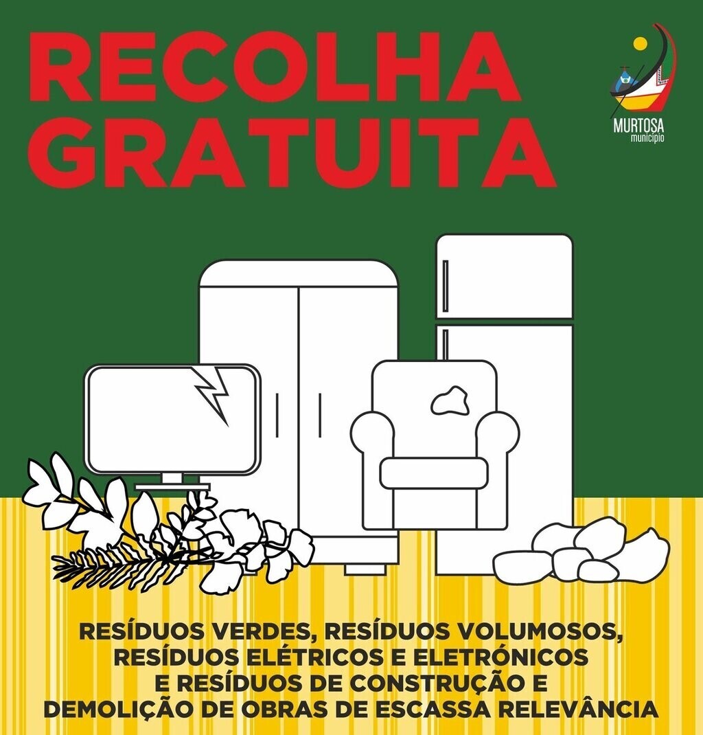 SERVIÇO GRATUITO DE RECOLHA DE RESÍDUOS VOLUMOSOS (MONOS), RESÍDUOS ELÉTRICOS E ELETRÓNICOS, RESÍ...