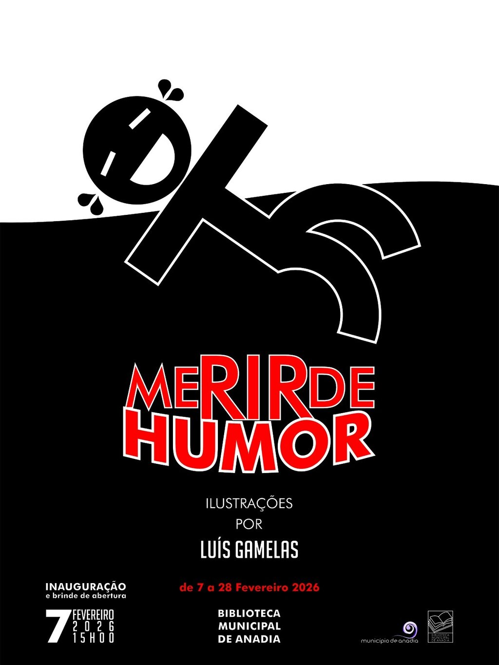 Exposição de Luís Gamelas na Biblioteca Municipal