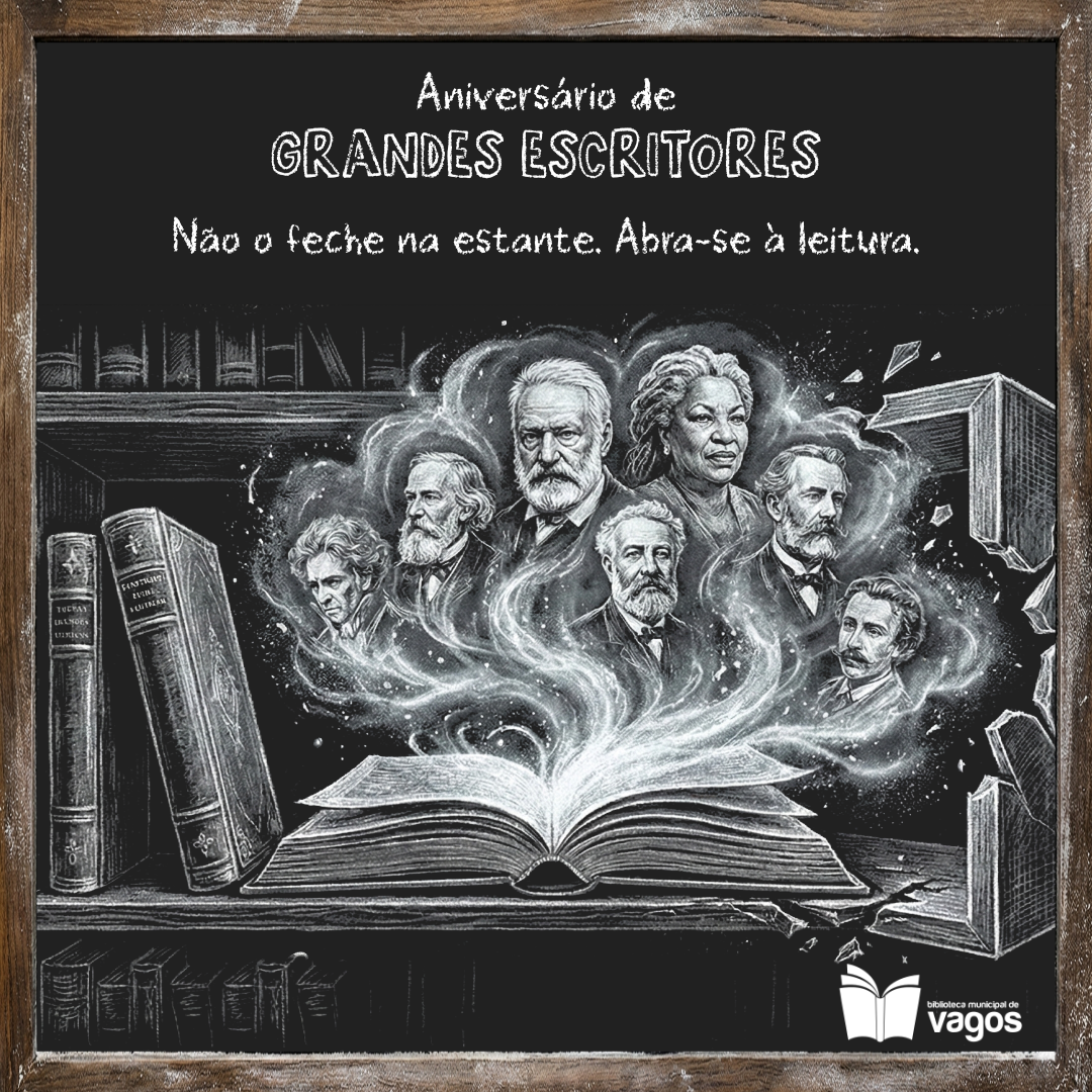VAGOS CONVIDA OS MUNÍCIPES A REDESCOBRIR OS GRANDES MESTRES DA LITERATURA