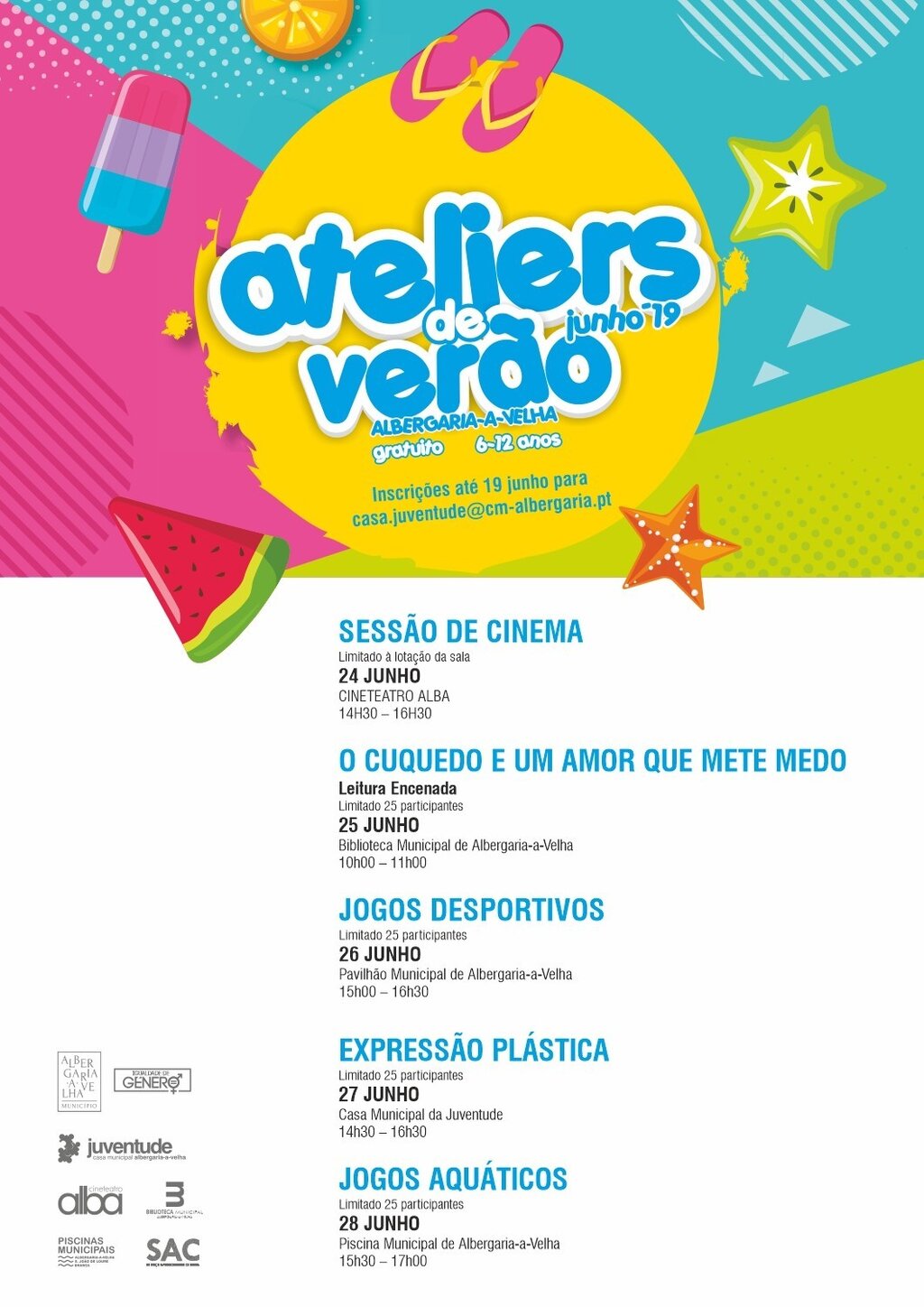 Ateliers de Verão animam início das férias