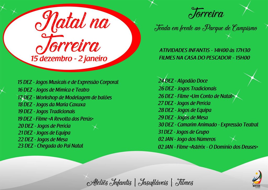 "NATAL NA TORREIRA” ANIMA A VILA DA TORREIRA
