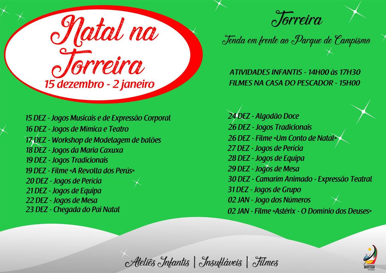"NATAL NA TORREIRA” ANIMA A VILA DA TORREIRA