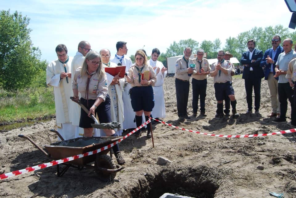 LANÇADA A PRIMEIRA PEDRA DA NOVA SEDE DO AGRUPAMENTO 190 DA MURTOSA DO CNE
