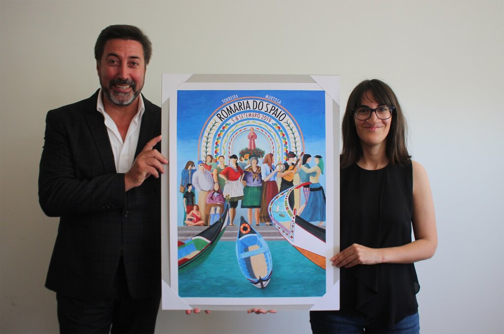 CLÁUDIA HANDEM É A AUTORA DO CARTAZ DO SÃO PAIO 2019