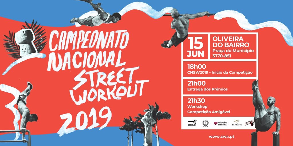 Oliveira do Bairro recebe Campeonato Nacional de Street Workout | Sábado às 16h 