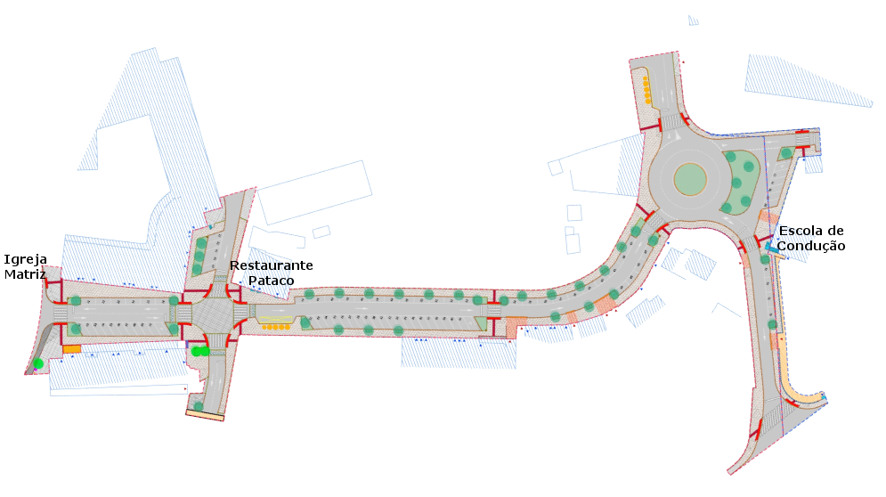 Intervenção na Rua Cândido dos Reis traz mais árvores e estacionamento