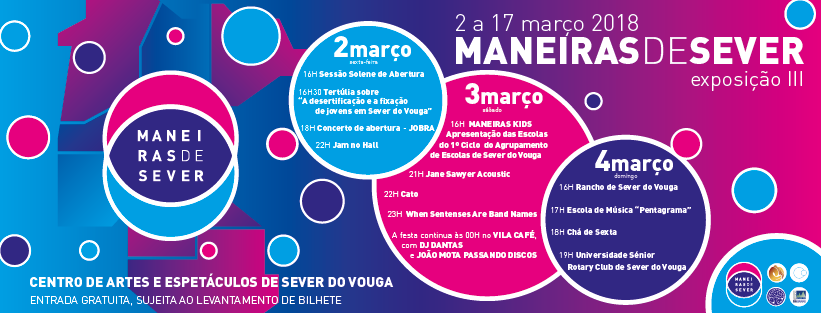  Centro das Artes acolhe Maneiras de Sever