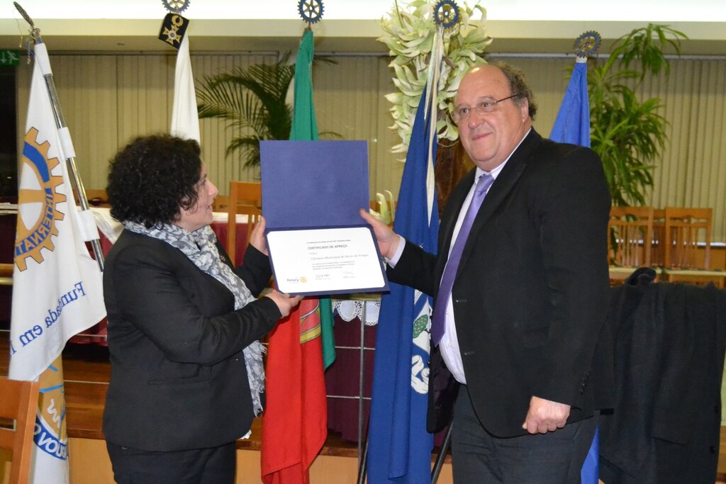Câmara Municipal reconhecida pelo Rotary Club de Sever do Vouga