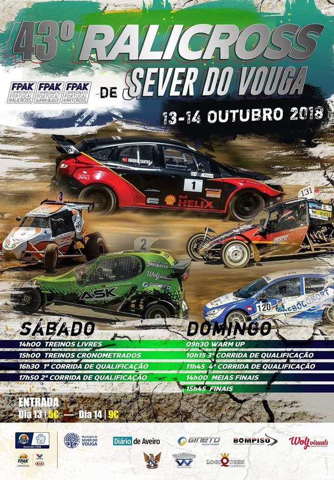 Espetáculo regressa ao Alto do Roçário com o 43.º Ralicross de Sever do Vouga