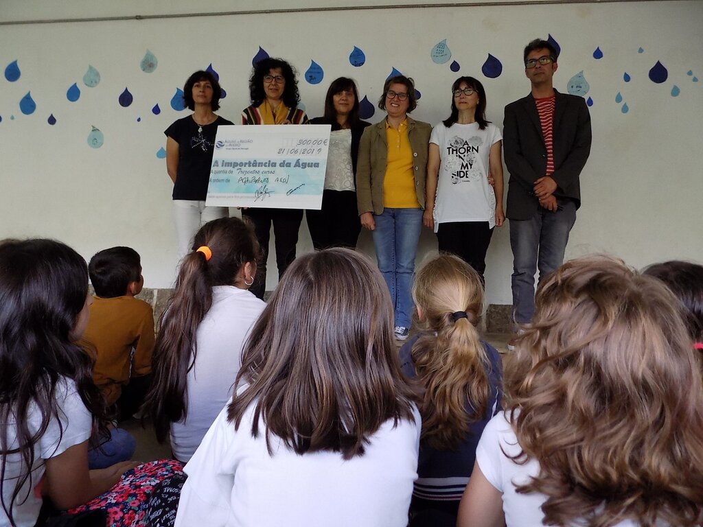 Escola da Vala e da Senhorinha vencem concurso sobre a importância da ág