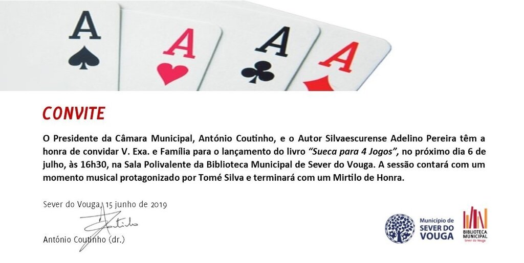 Moreira dá cartas” desafia-o a jogar sueca