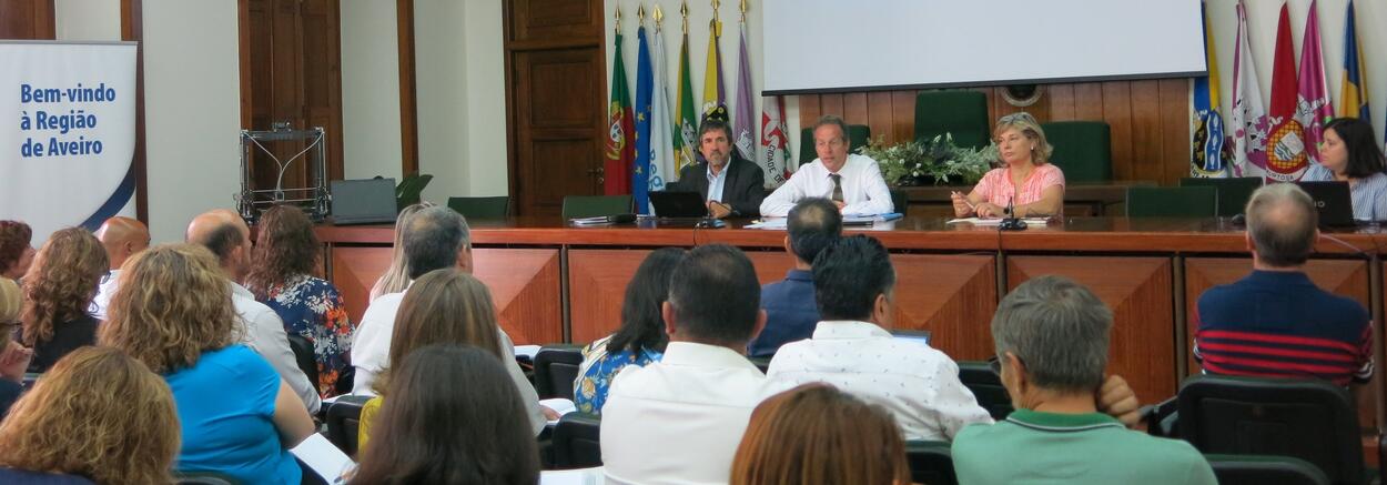 Reunião com os Agrupamentos de Escolas da Região de Aveiro sobre o Programa Educ@RA