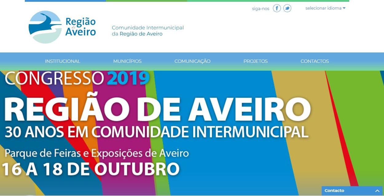 Bem-vindo ao novo site da Região de Aveiro