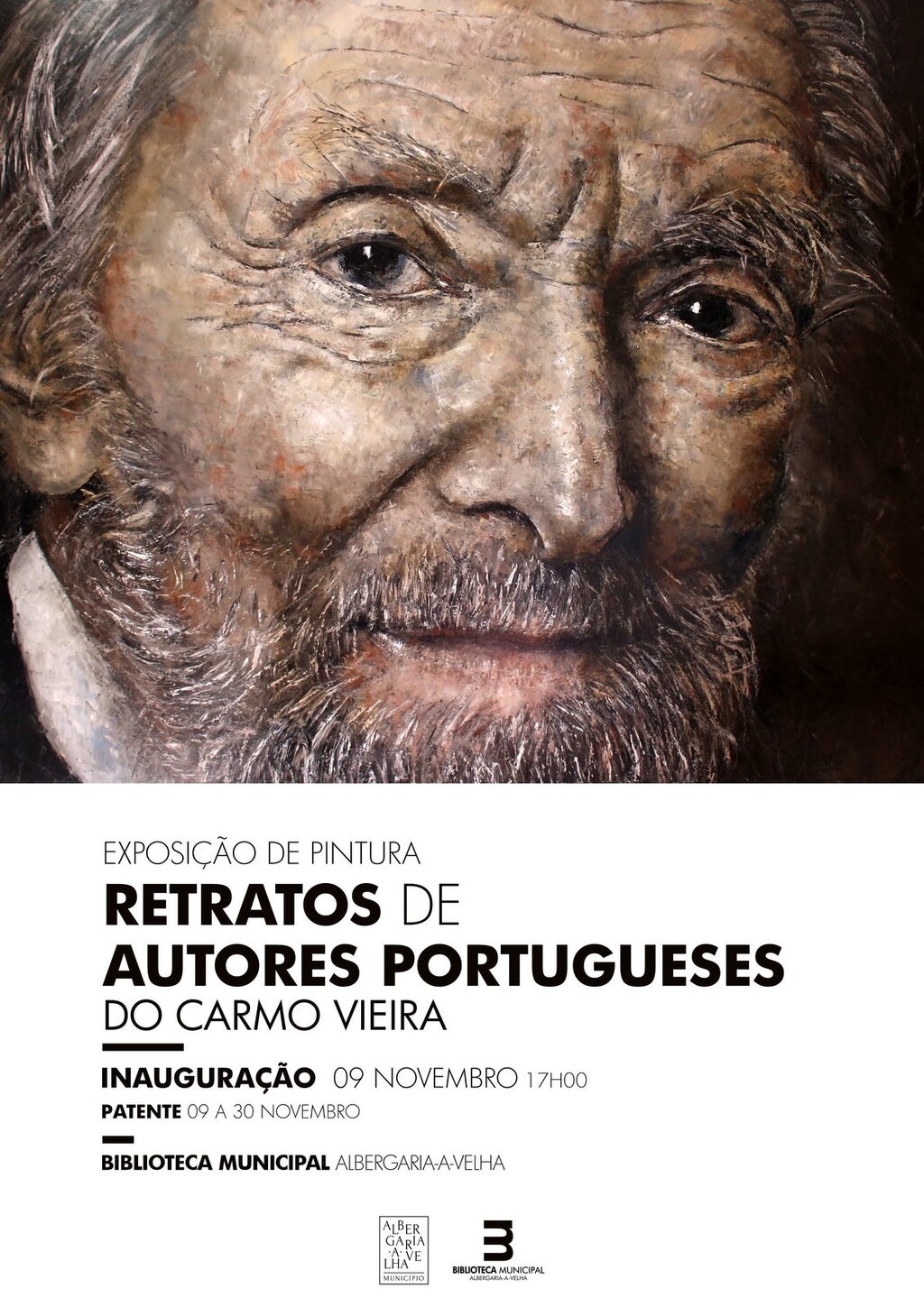 Retratos de Autores Portugueses na Biblioteca Municipal de Albergaria-a-Velha