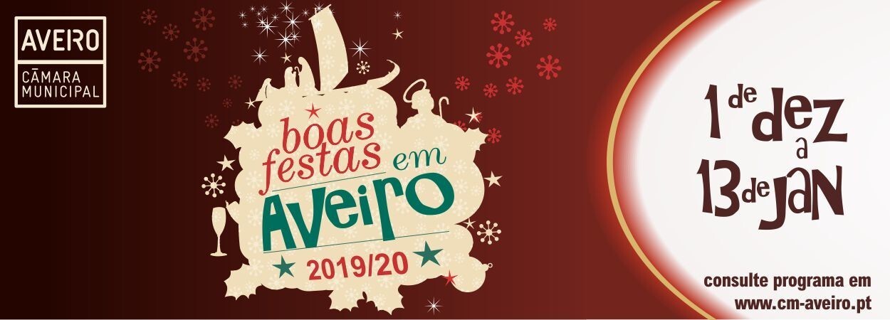 “BOAS FESTAS EM AVEIRO” COMEÇA DOMINGO
