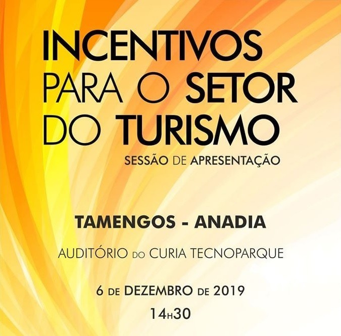 CURIA TECNOPARQUE DIVULGA INCENTIVOS PARA O SETOR DO TURISMO